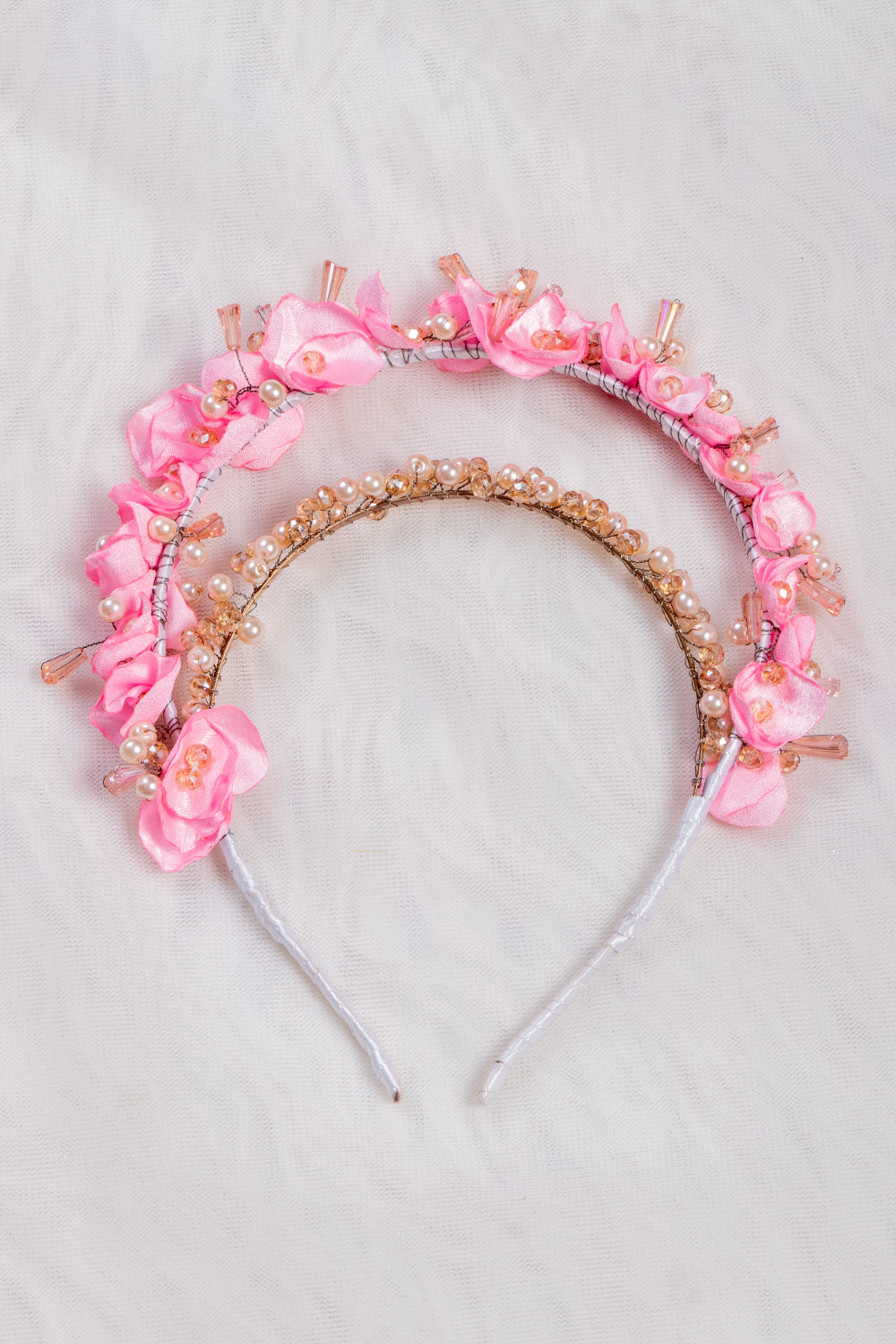 Pink Floral Crown