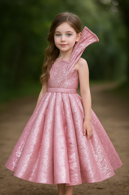 Onion pink Ball Gown