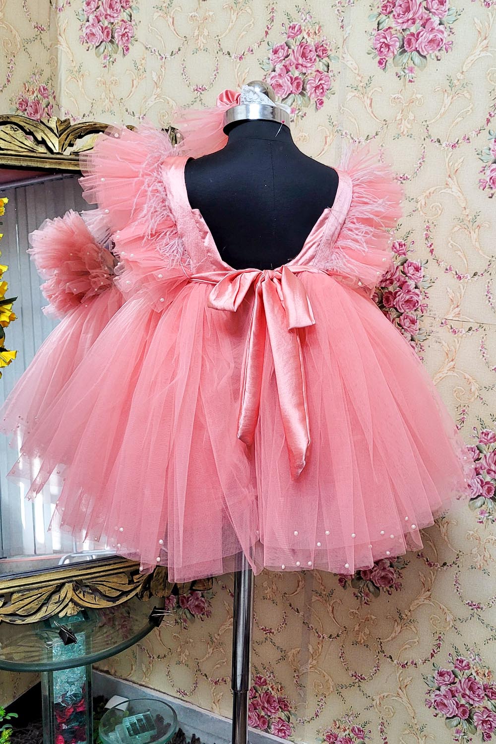 Pink Butterfly Dress