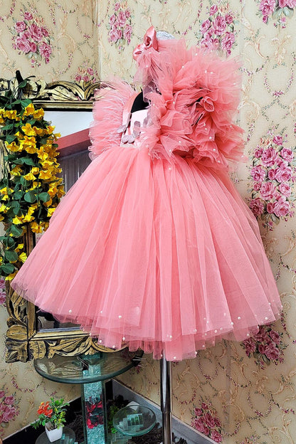 Pink Butterfly Dress