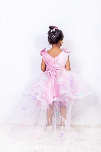 Pastel Pink Butterfly Dress