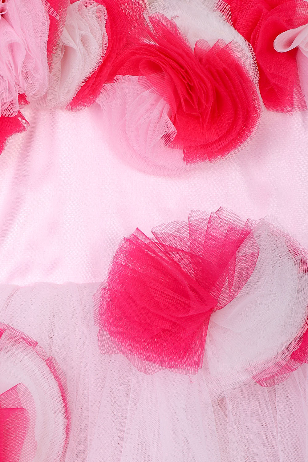 Pink Flower Barbie Gown