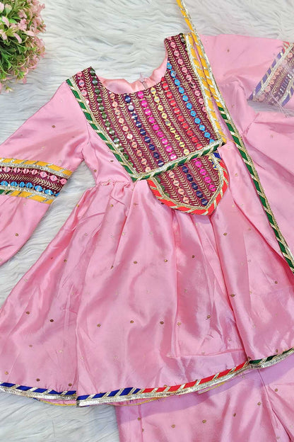 Pink and Vine Patiala Suit