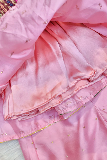 Pink and Vine Patiala Suit