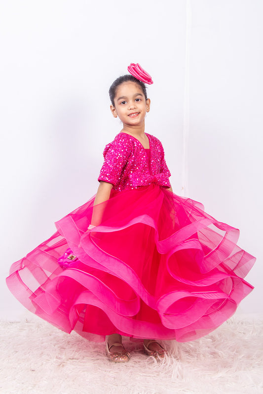 Magenta Pink Barbie Dress