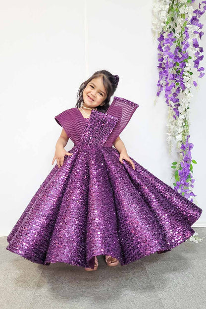Wine Princess Ball Gown