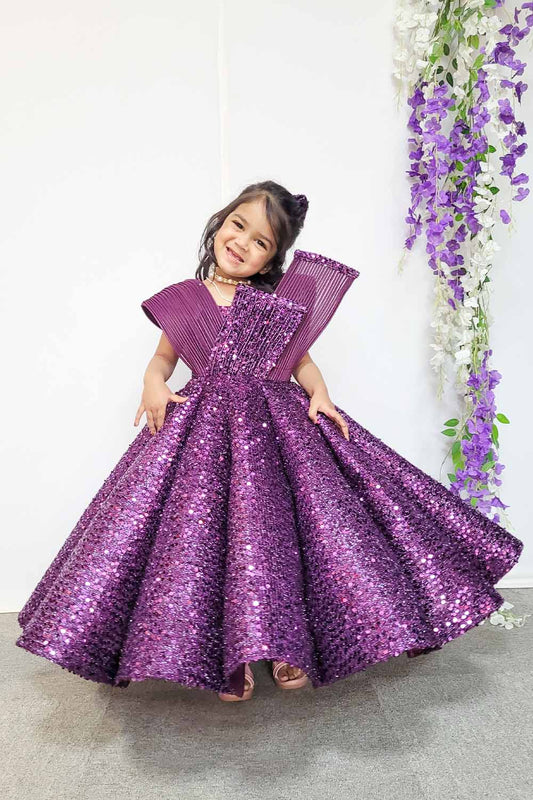 Wine Princess Ball Gown