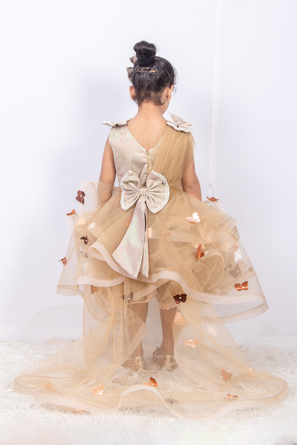 Golden Butterfly Dress
