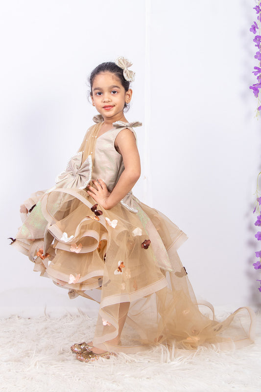 Golden Butterfly Dress