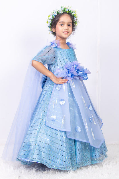 Light Blue Moonlight Bonding Gown