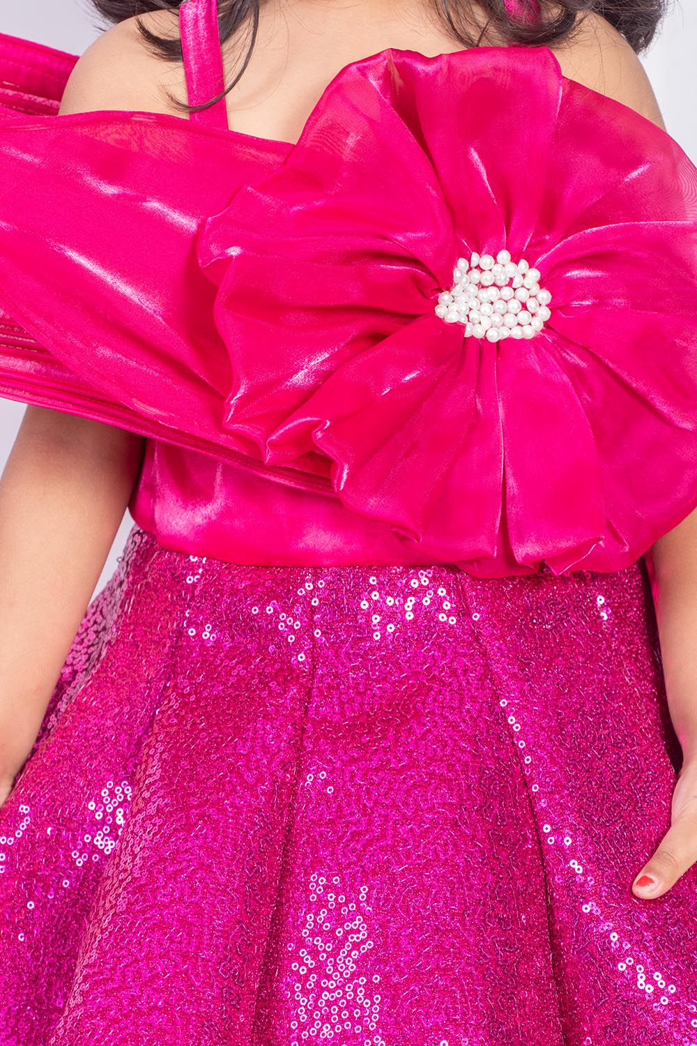 Barbie Pink Sequins Ball Gown