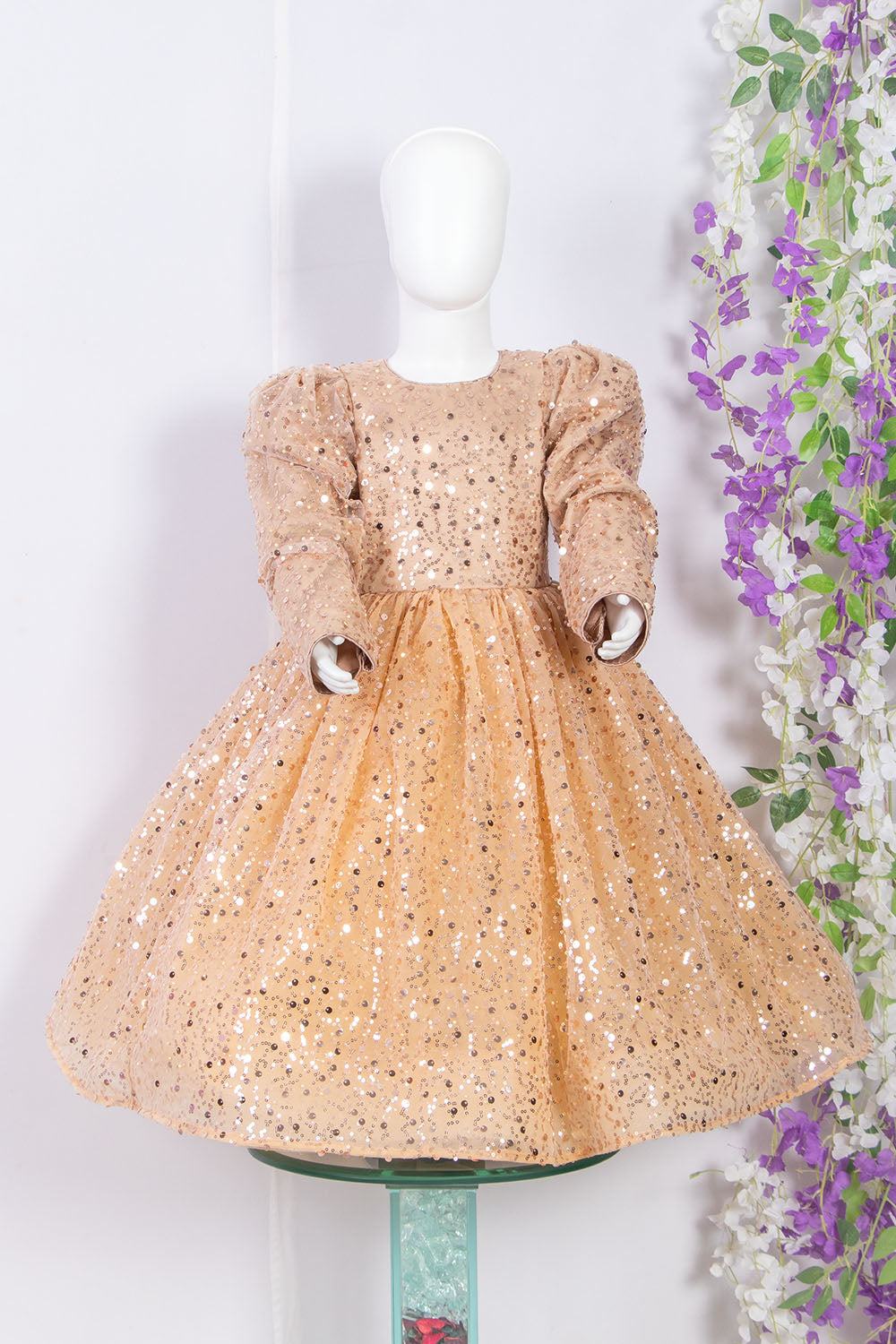 Golden Embroidered Gown