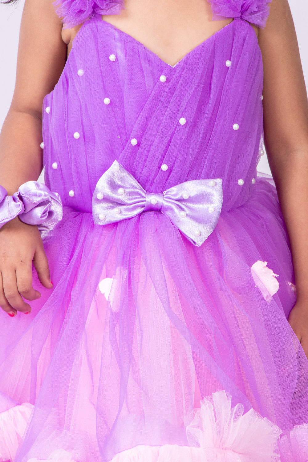 Purple and Pink Butterfly Dress