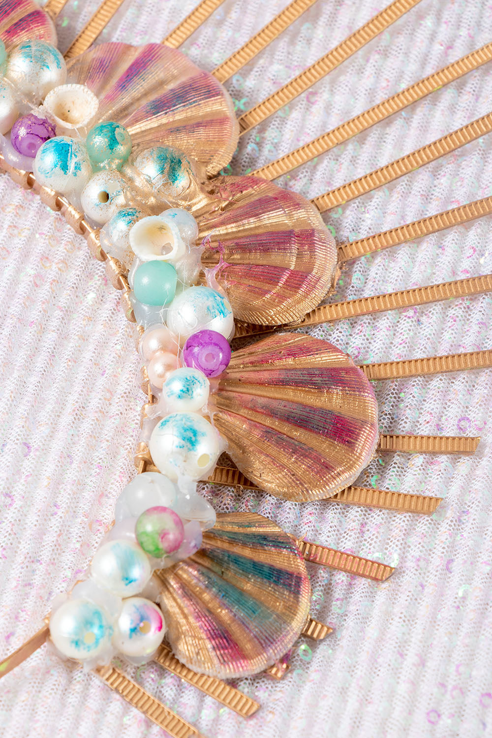 Pink Ocean Mermaid Crown