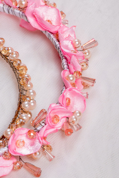 Pink Floral Crown