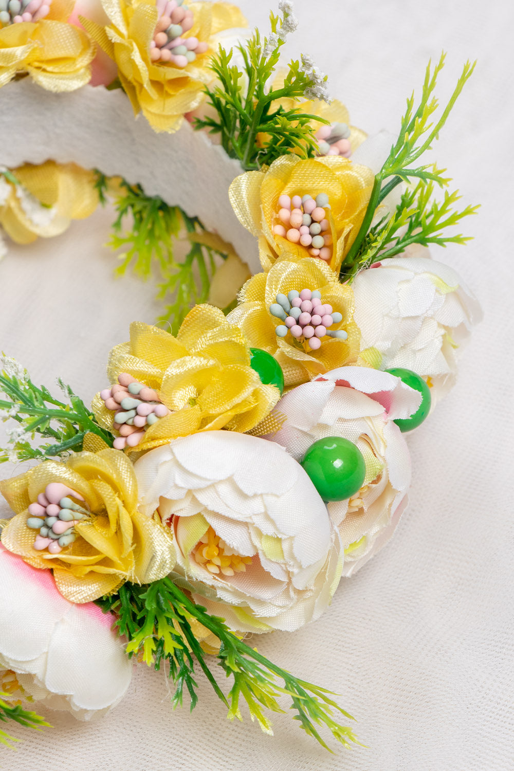 Beautiful Yellow Floral Tiara