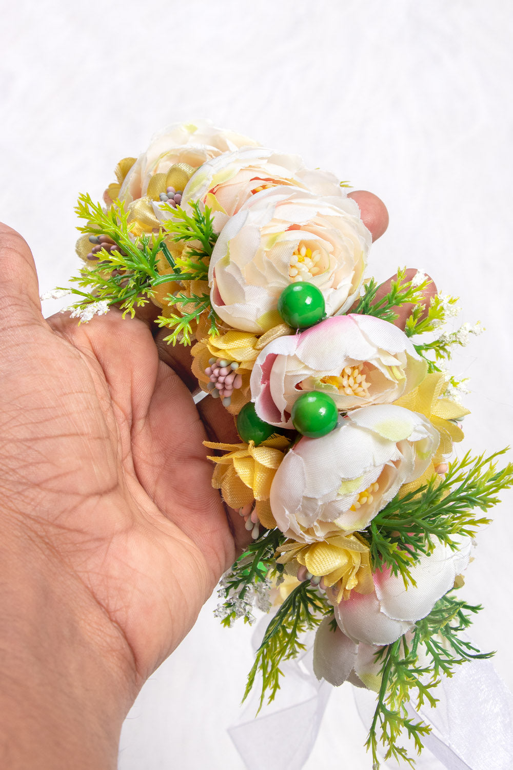 Beautiful Yellow Floral Tiara