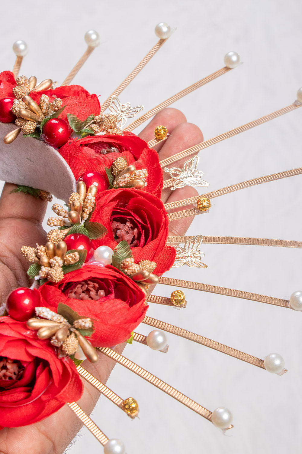 Red Flower Crown