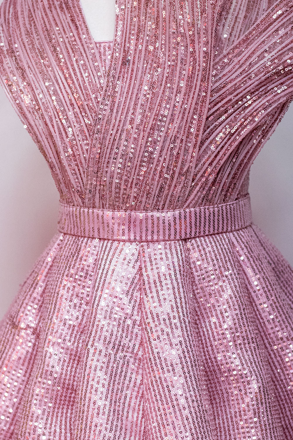 Onion pink Ball Gown
