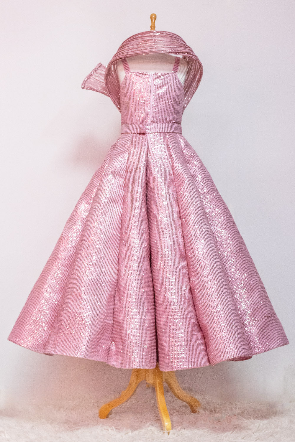 Onion pink Ball Gown
