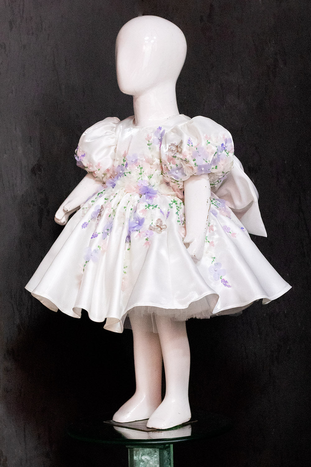 White Hand Embroidered Dress