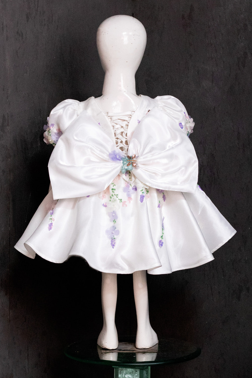 White Hand Embroidered Dress