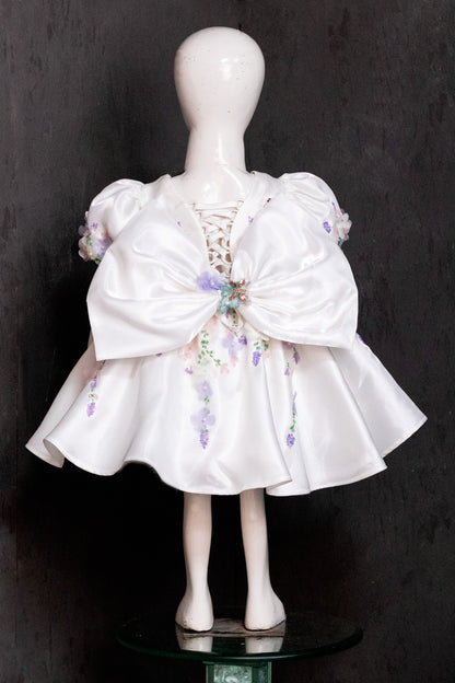 White Hand Embroidered Dress