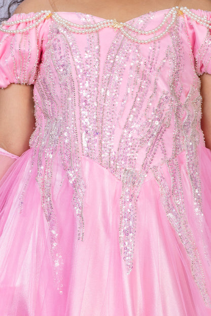 Pink Aurora Princess Dress
